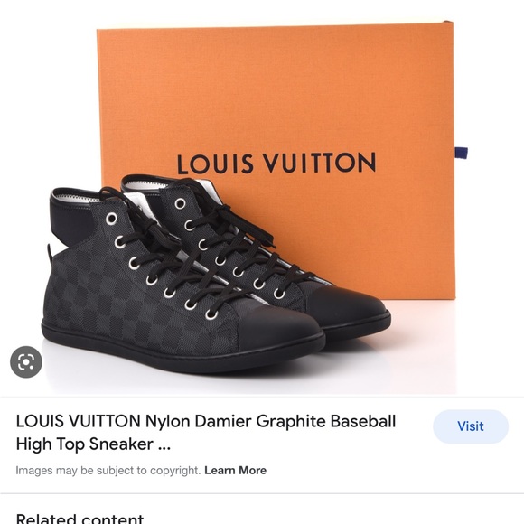 Louis Vuitton Shoes Louis Vuitton High Top Sneakers Poshmark